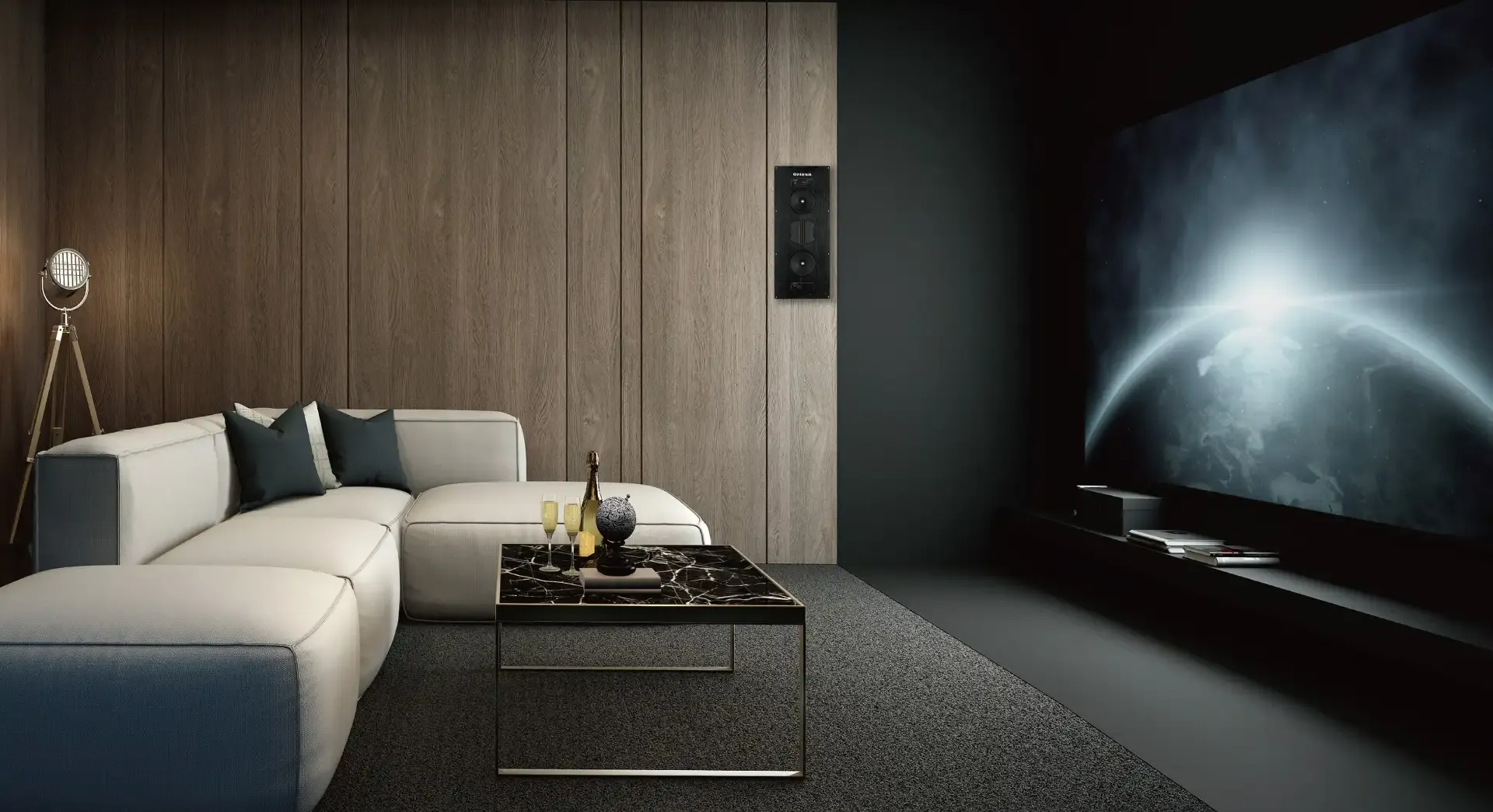 Cinematic audio setup